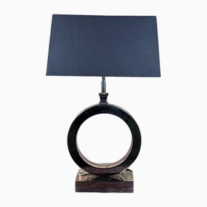 Lampe de Bureau Circle en Métal Chromé, 1990s