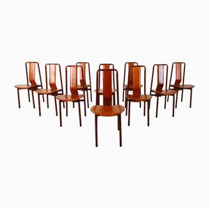 Irma Chairs attributed to Achille Castiglioni for Zanotta, 1970s, Set of 10