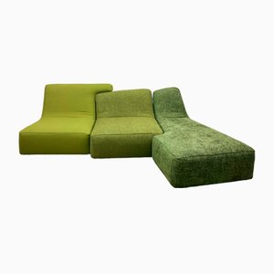 Mid-Century Modern Confluences 3-Seater Modular Sofa by Philippe Nigro for Line Roset, Set of 3