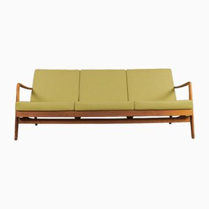 Canapé Ajustable Vert New Upholstery, Scandinavie, 1960s