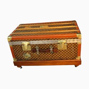 Moynat Trunk with Checkers Pattern, 1920s