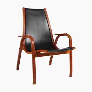 Curve Lounge Chair attributed to Yngve Ekström, 1950s