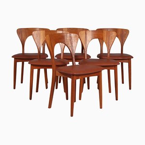 Dining Chairs attributed to Niels Koefoed, 1960s, Set of 6