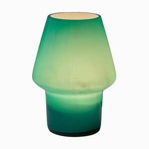 Lámpara de mesa de vidrio atribuida a Uno y Östen Kristiansson para Luxus Vittsjö, Suecia, años 70