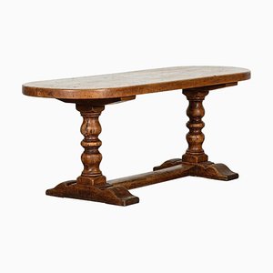 18th Century French Elm Refectory Table, 1780s