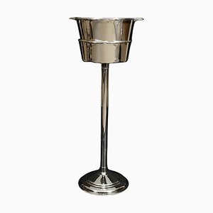 Silver-Plated Wine Champagne Coolers on Stand from Mappin & Webb, 1890s, Set of 2