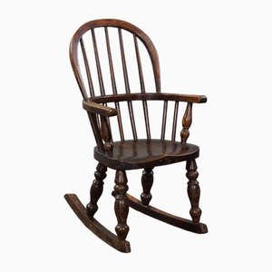 Windsor Childrens Rocking Chair, 1850s