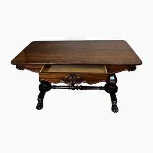 Large Antique William IV Freestanding Library Centre Table, 1835