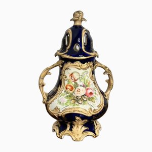 Antique Samuel Alcock Pot Pourri Vase and Cover, 1840s