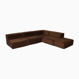 Trio Modular Sofa in Brown Teddy by Team Form Ag for Cor, 1969, Set of 5