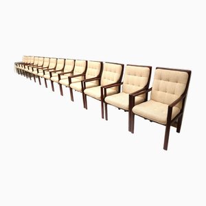Vintage Armchairs from Lübke, 1970s, Set of 15
