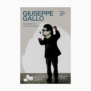 Giuseppe Gallo, Poster vintage Galerie Di Meo, 2008, Stampa