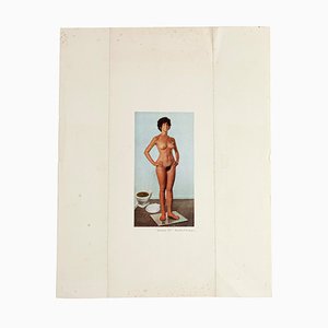 Sergio Barletta, Nudo, Collage originale, 1975