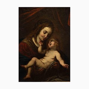 Theodor Mathon, Virgin with Child, Painting, 17th Century