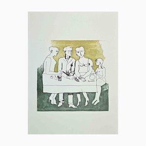 Franco Gentilini, Figures, Offset Print, 1970s