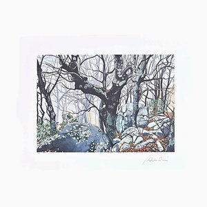 Rolandi (Maurizio Coccia), In the Forest, Original Screen Print, 1980s