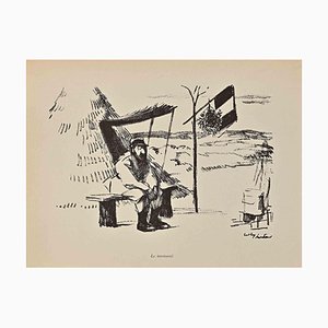Hermann Paul, Le Territorial, Lithograph, Early 20th Century