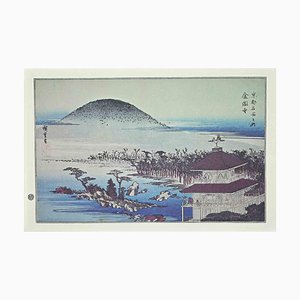 After Utagawa Hiroshige, Scenic Spots in Kyoto, 20th Century, Lithograph