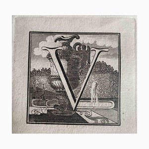 Unknown, Antiquities of Herculaneum: Letter V, Etching, 18th Century