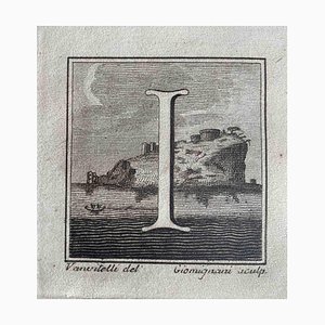 Unknown, Antiquities of Herculaneum: Letter I, Etching, 18th Century