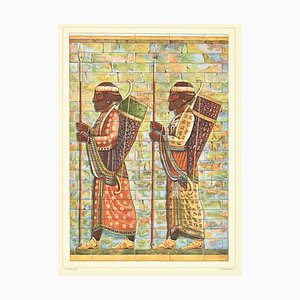 A. Alessio, Decorative Motifs: Assyrian, Chromolithograph