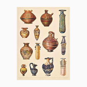 A. Alessio, Decorative Motifs: Aegean, Chromolithograph