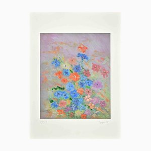 Martine Goeyens, Flowers, Digigraph, fine XX secolo