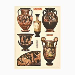 A. Alessio, Decorative Motifs: Italic, Chromolithograph, Early 20th Century