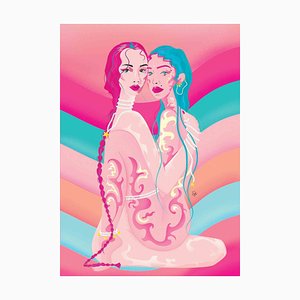 Sara Franzese, Colourful Souls, Giclée-Print, 2022