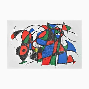 Joan Miró, Composición abstracta, 1972, Litografía