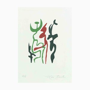 Leo Guida, Abstract Composition, Lithograph, 1970s