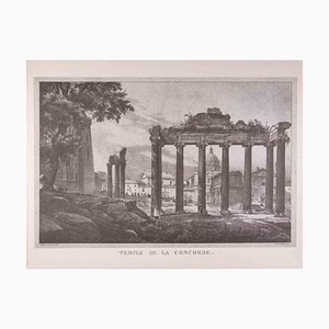 D'Après G. Engelmann, Temples Romains Et Ruines, Offset, Fin 20e Siècle