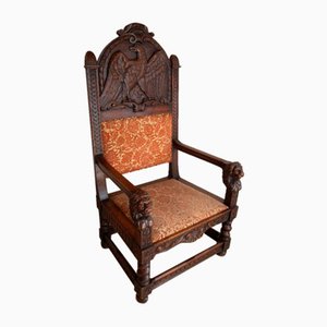 Fauteuil Baroque Renaissance avec Lion Aigle, Dresde