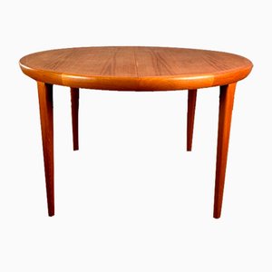 Mid-Century Extendable Dining Table from VV Møbler in Teak, 1960s