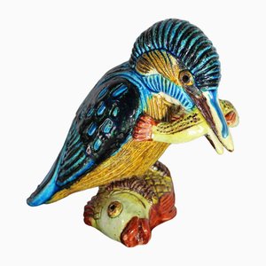 Pájaro vintage de cerámica de Gunnar Nylund para Röstrand, Suecia, 1950