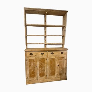 Antique Spanish Pine Cupboard with Two Bodies