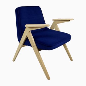 Fauteuil Bunny Bleu par Józef Chierowski