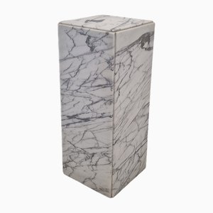 Italian Marble Side Table or Pedestal, 1970s