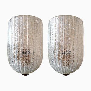 Wall Lights by Barovier & Toso, 1950s, Set of 2
