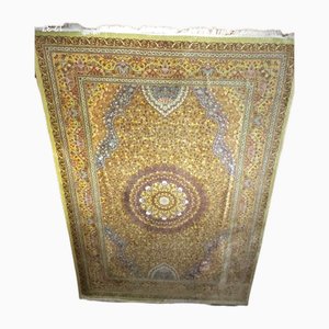 Middle Eastern Gohum Silk Palace Rug by Mohammad Chamshidy