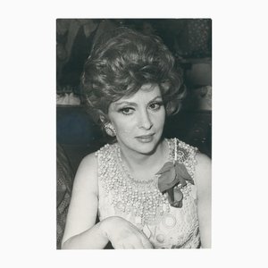 Retrato de Luigia "Gina" Lollobrigida, años 50, Fotografía