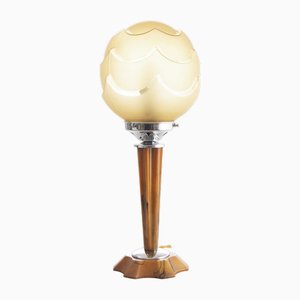 Art Deco Marbled Phenolic Table Lamp, 1930