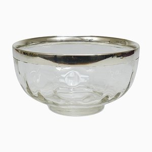 Art Nouveau Meteor Bowl with Silver Rim from Bakalowits & Söhne, 1900s