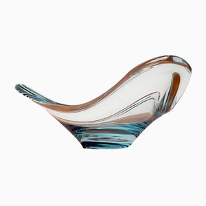 Bol Mid-Century en Verre par Per Lütken pour Holmegaard, Danemark, 1960s