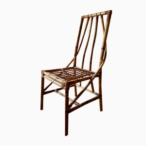 Vintage Italian Rattan Chair, 1960s