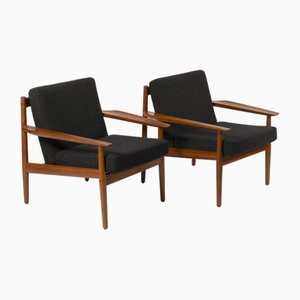 Lounge Chairs by Arne Vodder for Glostrup, Denmark, 1960s, Set of 2
