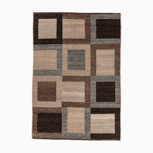 Tapis Postmoderne Tissé Plat Scandinave par Curt Fors, 2000s