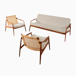 Exclusive Seating Group attributed to Hartmut Lohmeyer for Wilkhahn, 1950s, Set of 3