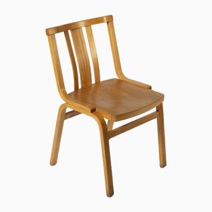 Silla de madera curvada de Ton, ex Czechoslovakia, años 60