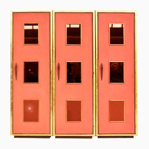 French Wardrobes, 1950s, Set of 3